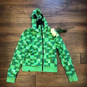Boys Minecraft Hoodie by Jinx. Size L.